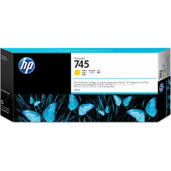 HP 745 Cartouche d´encre Jaune 300 ml F9K02A