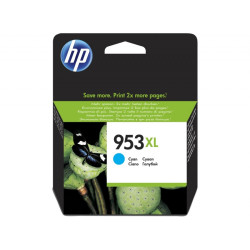HP 953 XL Cartouche d´impression Cyan 1.600 Pages F6U16AE#BGX