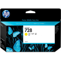 HP 728 130-ml Cartouche d´impression Jaune F9J65A
