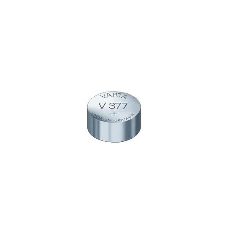 Varta Pile bouton Argent Oxide 377 Blister (1-pièce) 00377 101 401 Varta Pile bouton Argent Oxide 377 Blister (1-pièce) 00377 101 401