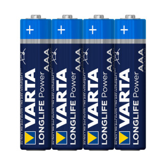Varta Pack de 4 Piles Alk. Micro AAA LR03 1.5V Longlife Power .