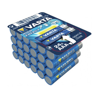 Varta Pack de 24 Piles Alk. Micro AAA LR03 1.5V Ret. 04903 301 124