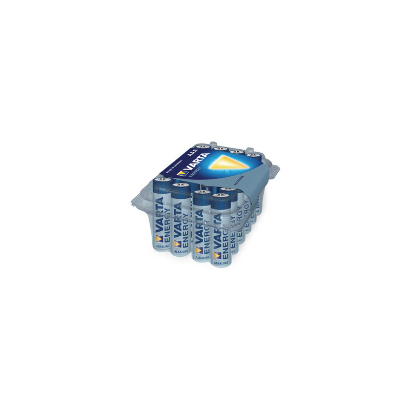 Varta Pack de 24 Piles Alcalines Micro AAA Energy 04103 229 224