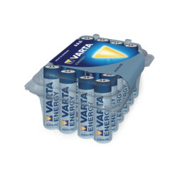Varta Pack de 24 Piles Alcalines Micro AAA Energy 04103 229 224