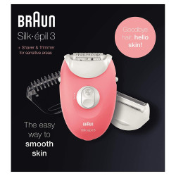 Braun Silk-épil 3 Épilateur Électrique Femme - SE 3-440