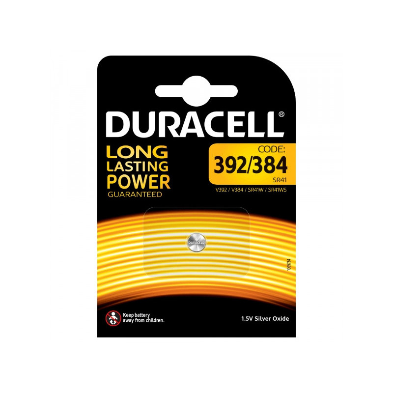 Duracell Batterie Silver Oxide Knopfzelle 392/384 Blister (1-Pack) 067929 Duracell Batterie Silver Oxide Knopfzelle 392/384 Blister (1-Pack) 067929