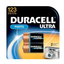 Duracell Batterie Lithium CR123A 3V Blister (2-Pack) 020320