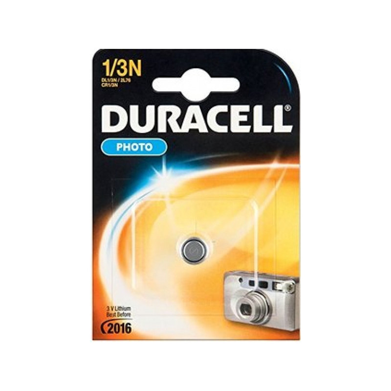 Duracell Battery Lithium Button Cell CR1/3N 3V Photo Retail (1 Pcs)