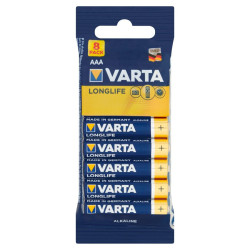 Varta Pack de 8 Piles alcaline micro AAA longue durée  04103 101 328