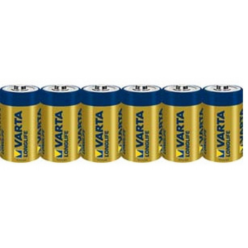 Varta Pack de 6 piles Baby C Alkaline LR14 1.5V Longlife 04114 101 306 Varta Pack de 6 piles Baby C Alkaline LR14 1.5V Longlife 04114 101 306