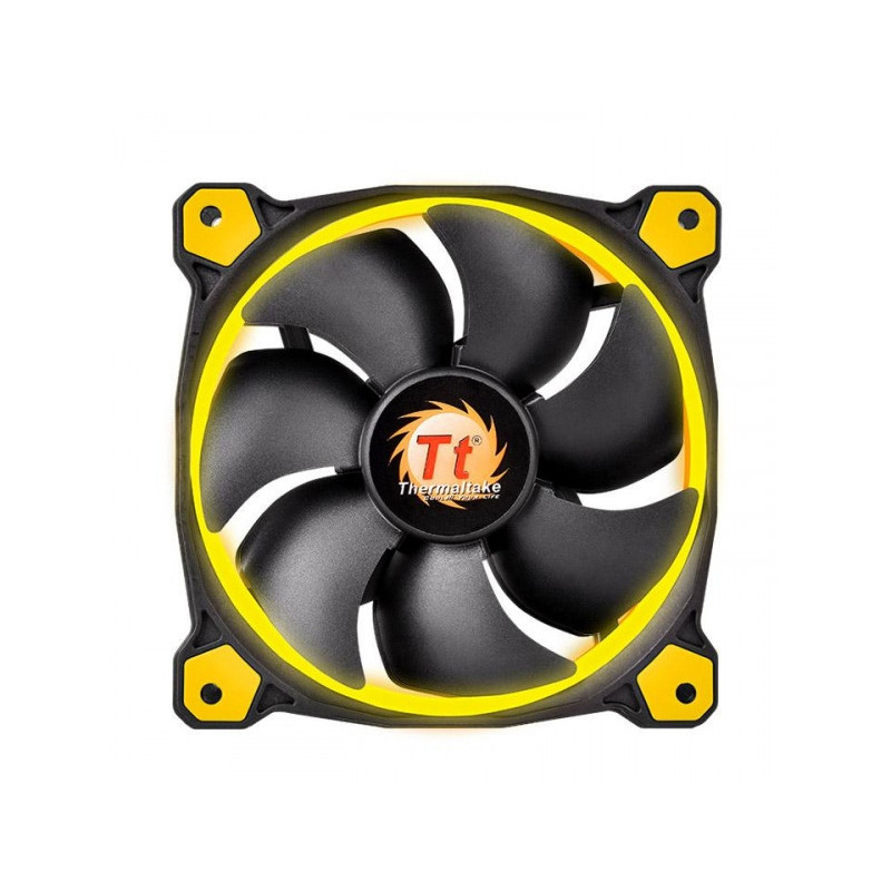 Thermaltake PC- Case Fan Riing 14 LED Yellow CL-F039-PL14YL-A Thermaltake PC- Case Fan Riing 14 LED Yellow CL-F039-PL14YL-A