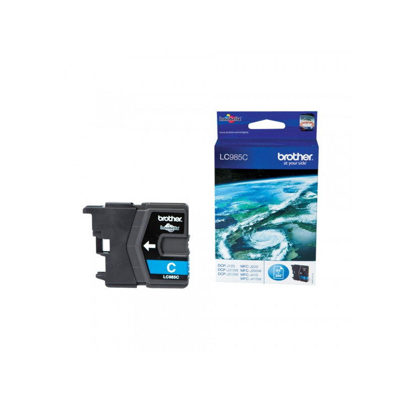 Brother Tinte couleurs Cyan LC985C Brother Tinte couleurs Cyan LC985C