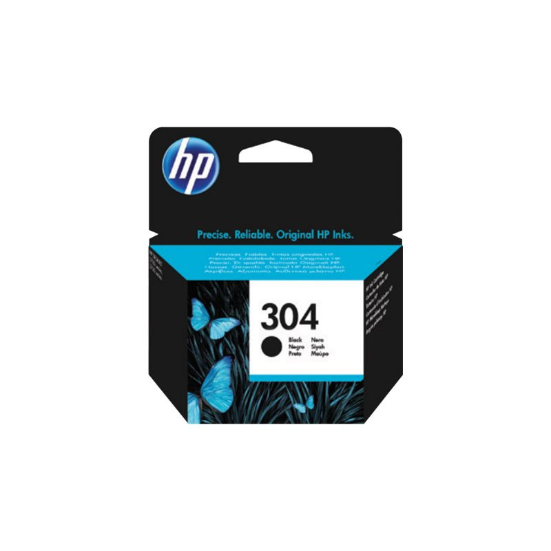 HP Tinte 304 Cartouche d\'impression couleurs Noir N9K06AE HP Tinte 304 Cartouche d\'impression couleurs Noir N9K06AE