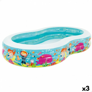 Piscina Gonfiabile Intex Paradise 700 L 262 x 46 x 160 cm (3 Unità)