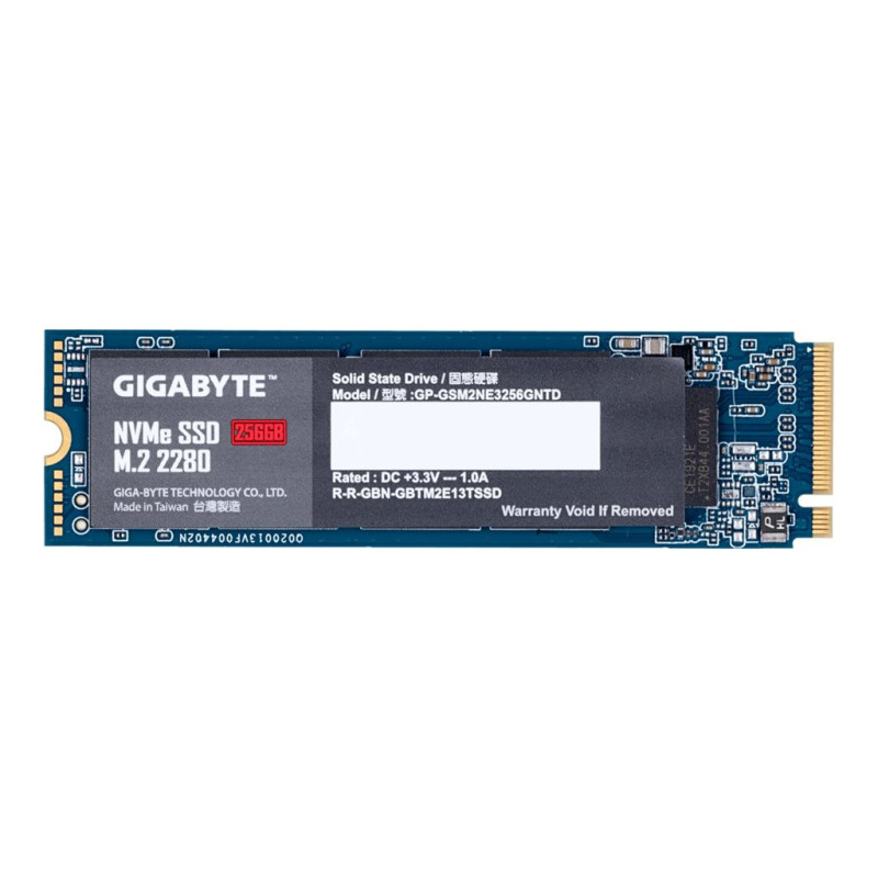 Gigabyte SSD 256 GB M.2 PCIe GP-GSM2NE3256GNTD
