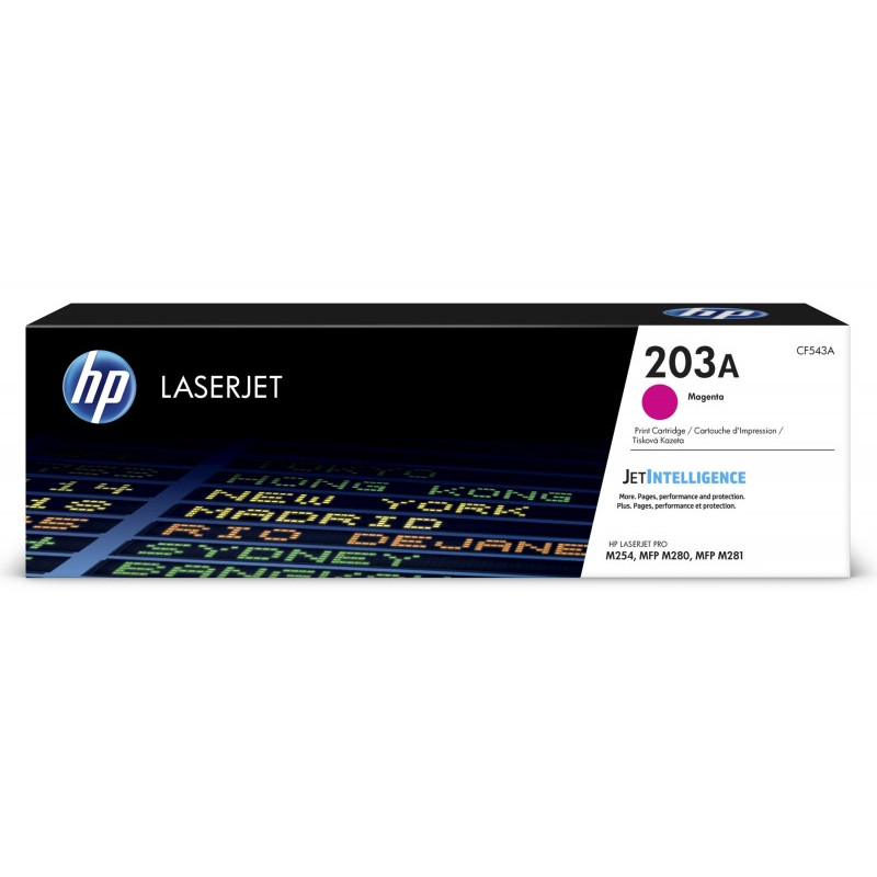 HP 203A - 1300 pages - Magenta - 1 pièce(s) CF543A HP 203A - 1300 pages - Magenta - 1 pièce(s) CF543A