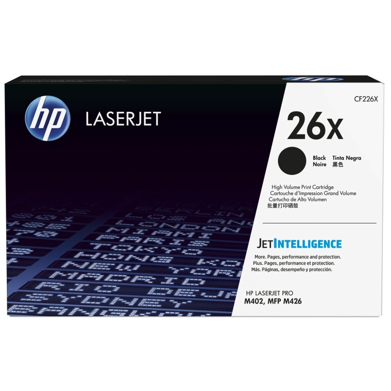 HP 26X - 9000 pages - Noir - 1 pièce(s) CF226X HP 26X - 9000 pages - Noir - 1 pièce(s) CF226X