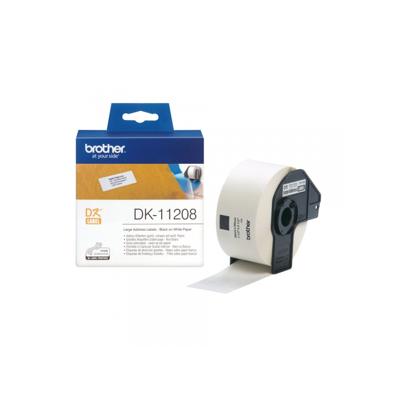 Brother Adress Etikettenrolle DK11208 | - DK11208 Brother Adress Etikettenrolle DK11208 | - DK11208