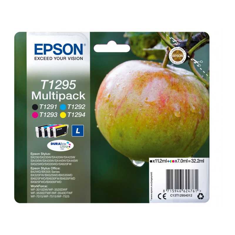 Epson Tinte Multipack black/cyan/magenta/yellow C13T12954012 Epson Tinte Multipack black/cyan/magenta/yellow C13T12954012
