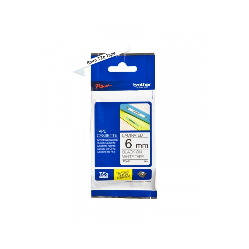 Brother Schriftbandkassette TZ211 | Brother - TZE211 Brother Schriftbandkassette TZ211 | Brother - TZE211