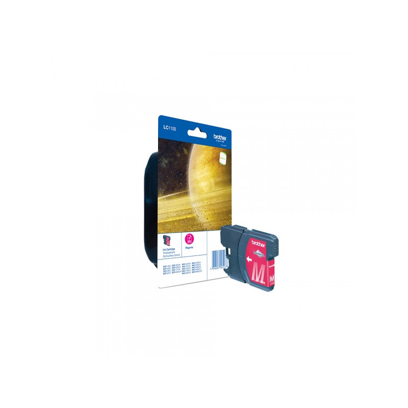 Brother Ink Cartridge Original - magenta - 7.5 ml LC1100M Brother Ink Cartridge Original - magenta - 7.5 ml LC1100M