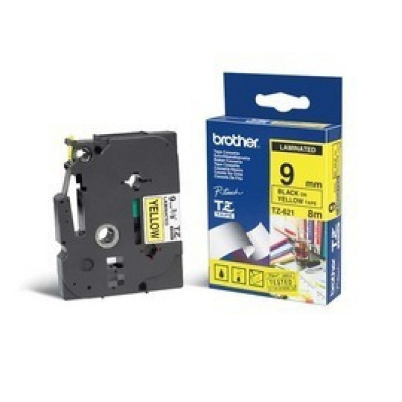 Brother TZE621 - 8 m - 9 mm Labels TZE621 Brother TZE621 - 8 m - 9 mm Labels TZE621