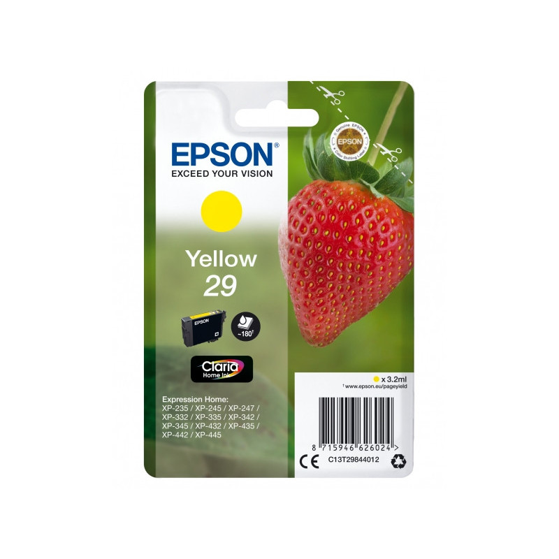 Epson Tinte Erdbeere gelb C13T29844012 | Epson - C13T29844012 Epson Tinte Erdbeere gelb C13T29844012 | Epson - C13T29844012