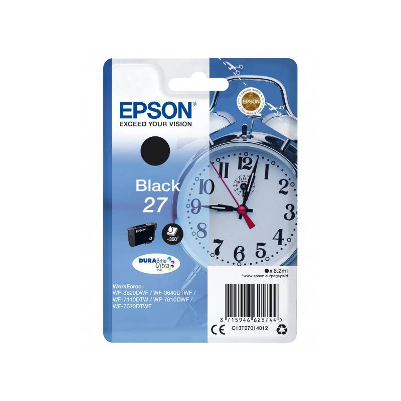 Epson Tinte Wecker schwarz C13T27014012 | Epson - C13T27014012 Epson Tinte Wecker schwarz C13T27014012 | Epson - C13T27014012