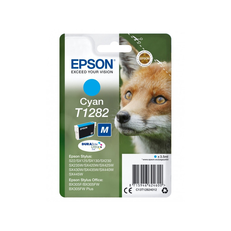 Epson Tinte Fuchs cyan C13T12824012 | Epson - C13T12824012 Epson Tinte Fuchs cyan C13T12824012 | Epson - C13T12824012