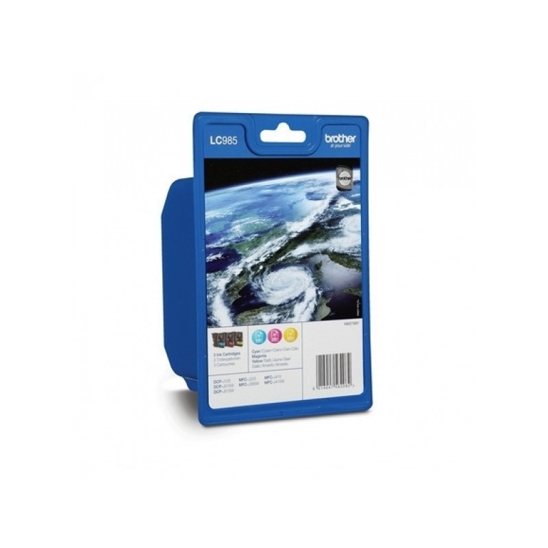 Brother LC 985 Rainbow Pack LC985RBWBPDR | Brother - LC985RBWBPDR