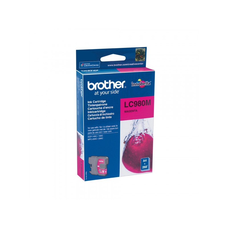 Brother Tinte magenta LC980M | Brother - LC980M Brother Tinte magenta LC980M | Brother - LC980M