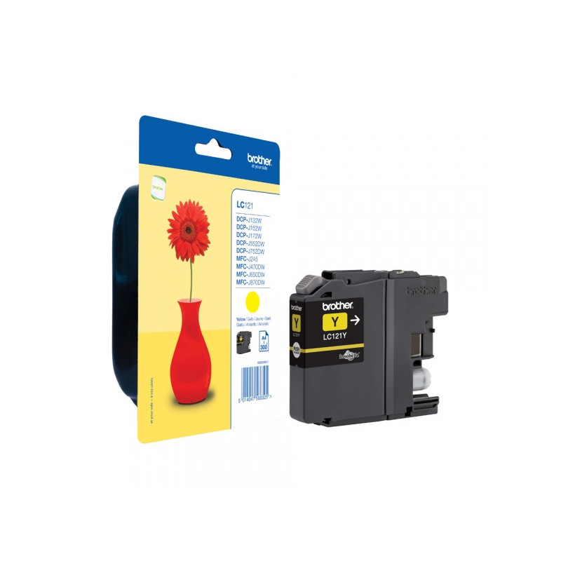 Brother Tinte yellow LC121Y Brother Tinte yellow LC121Y
