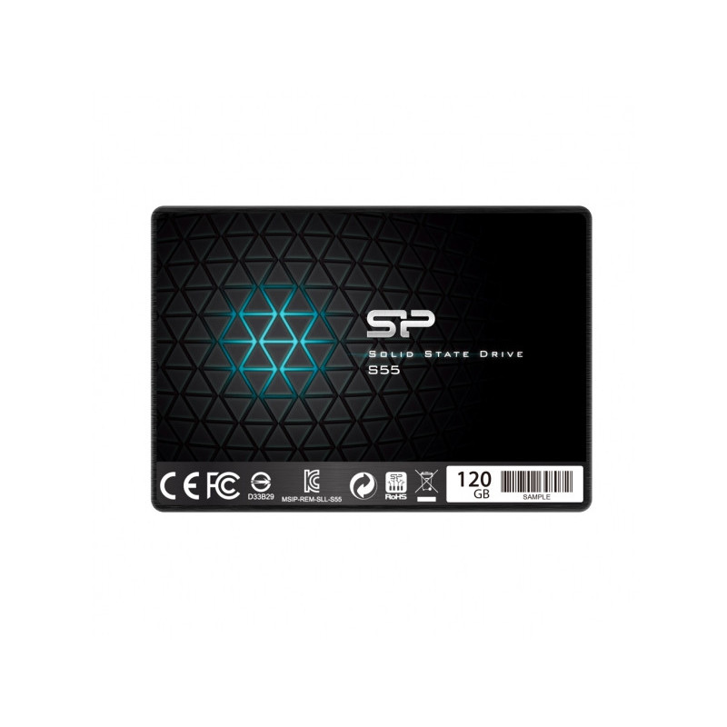 Silicon Power SSD 120GB 2.5 SATAIII S55 Black Retail SP120GBSS3S55S25 Silicon Power SSD 120GB 2.5 SATAIII S55 Black Retail SP120GBSS3S55S25