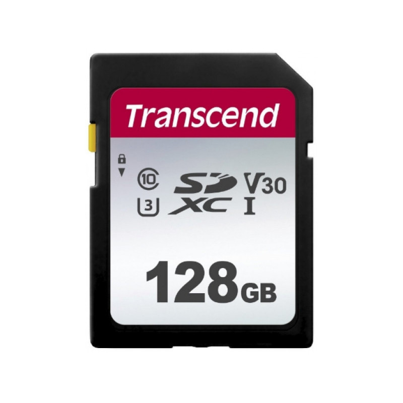 Transcend SD Card 128GB SDXC SDC300S 95/45 MB/s TS128GSDC300S Transcend SD Card 128GB SDXC SDC300S 95/45 MB/s TS128GSDC300S