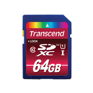 Transcend SD Card 64GB SDXC UHS-I 600x TS64GSDXC10U1