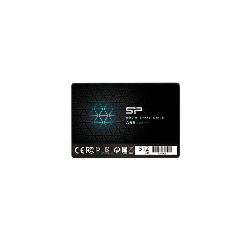 Silicon Power SSD 512GB 2.5 SATAIII A55 7mm Full Cap Bl SP512GBSS3A55S25 Silicon Power SSD 512GB 2.5 SATAIII A55 7mm Full Cap Bl SP512GBSS3A55S25