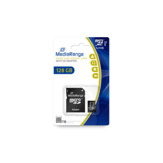 MediaRange MicroSD/SDXC Card 128GB UHS-1 Cl.10 inkl. Adapter MR945