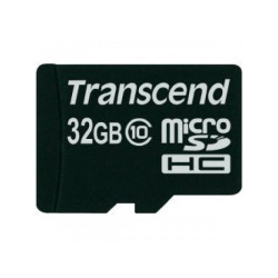 Transcend MicroSD/SDHC Card 32GB Class10 w/o Adap. TS32GUSDC10