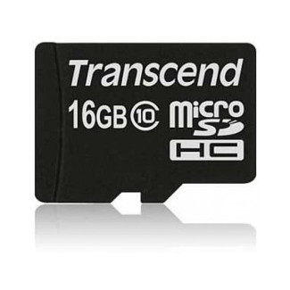 Transcend MicroSD/SDHC Card 16GB Class10 (ohne Adapter) TS16GUSDC10