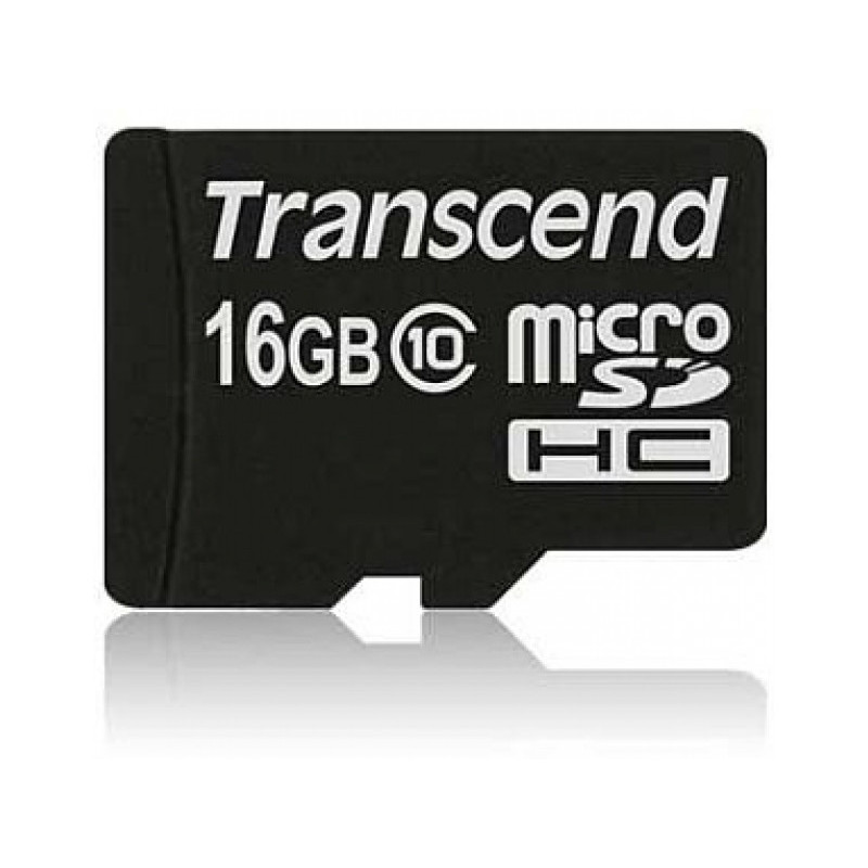 Transcend MicroSD/SDHC Card 16GB Class10 (ohne Adapter) TS16GUSDC10