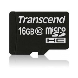 Transcend MicroSD/SDHC Card 16GB Class10 (ohne Adapter) TS16GUSDC10