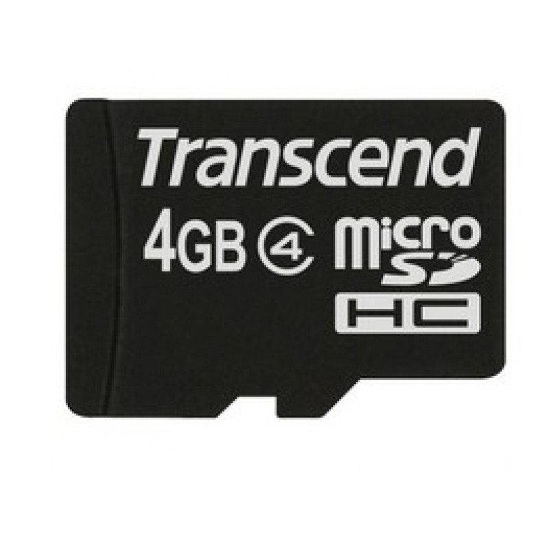 Transcend MicroSD Card 4GB SDHC Cl. (ohne Adpater) TS4GUSDC4