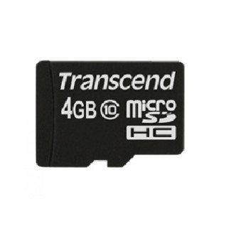 Transcend MicroSD Card 4GB SDHC Cl. (ohne Adapter) TS4GUSDC10