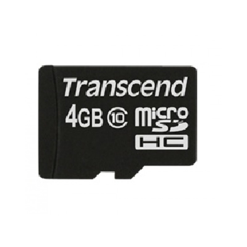 Transcend MicroSD Card 4GB SDHC Cl. (ohne Adapter) TS4GUSDC10
