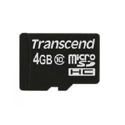 Transcend MicroSD Card 4GB SDHC Cl. (ohne Adapter) TS4GUSDC10