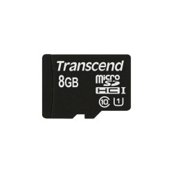 Transcend MicroSD Card  8GB SDHC UHS1 (ohne Adapter) TS8GUSDCU1