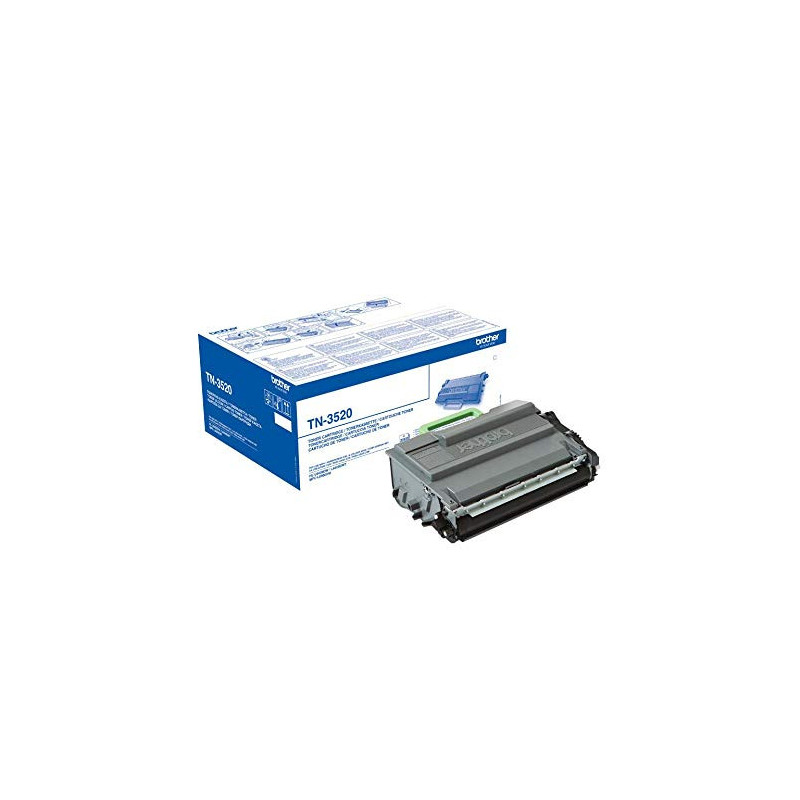 Brother Cartouche de toner Original Noir 1 pièce(s) TN3520 Brother Cartouche de toner Original Noir 1 pièce(s) TN3520