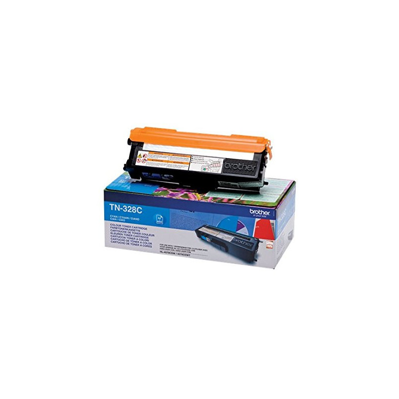 Brother TN-328C Cartouche de toner Original Cyan 1 pièce(s) TN328C Brother TN-328C Cartouche de toner Original Cyan 1 pièce(s) TN328C