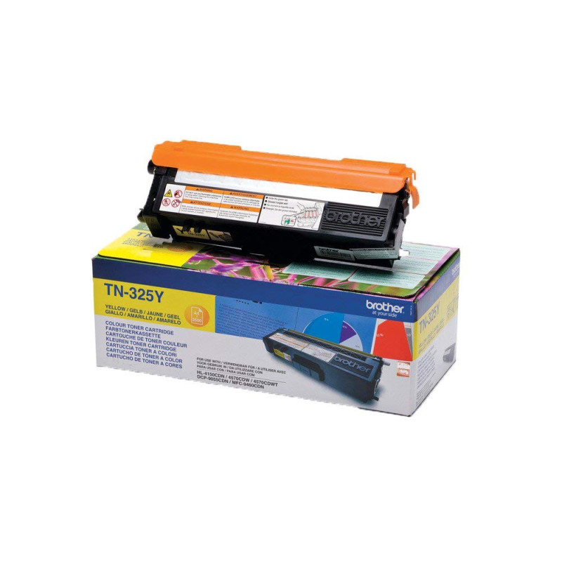 Brother TN-325Y Cartouche de toner Original Jaune 1 pièce(s) TN325Y Brother TN-325Y Cartouche de toner Original Jaune 1 pièce(s) TN325Y