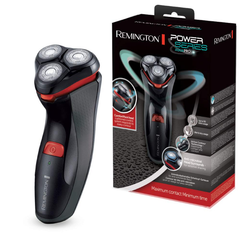 Remington Rasoir POWERSERIES AQUA PRO PR1370 Noir/rouge